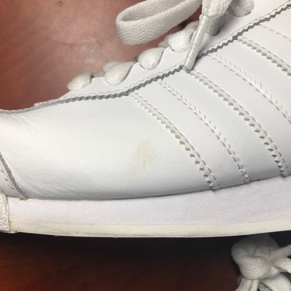 adidas | Women’s All White Leather Samoa - Picture 7 of 7